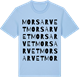 Blue Soul t-shirt med Morsarvet ordlek t-shirt
