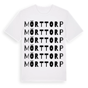 Mörttorp ordlek t-shirt – ekologisk bomull t-shirt från Pinshirt