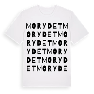 Morydet ordlek t-shirt – ekologisk bomull t-shirt från Pinshirt