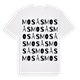 White t-shirt med Mosås ordlek t-shirt