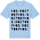 Blue Soul t-shirt med Mosingetorp ordlek t-shirt