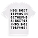 Mosingetorp ordlek t-shirt