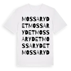 Mossarydet ordlek t-shirt – ekologisk bomull t-shirt från Pinshirt