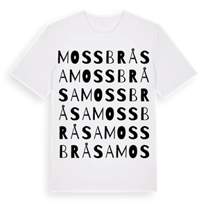 Mossbråsa ordlek t-shirt – ekologisk bomull t-shirt från Pinshirt