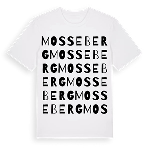 Mosseberg ordlek t-shirt – ekologisk bomull t-shirt från Pinshirt