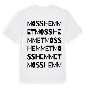 Mosshemmet ordlek t-shirt – ekologisk bomull t-shirt från Pinshirt