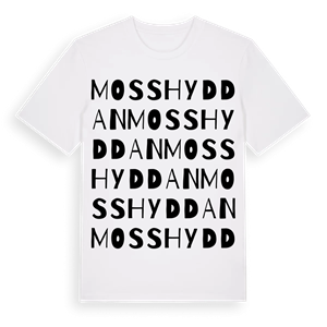 Mosshyddan ordlek t-shirt – ekologisk bomull t-shirt från Pinshirt