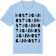 Blue Soul t-shirt med Mostugan ordlek t-shirt