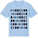 Blue Soul t-shirt med Muggeboda ordlek t-shirt