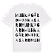 Munka gård ordlek t-shirt