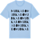 Blue Soul t-shirt med Munkabo ordlek t-shirt