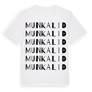 Munkalid ordlek t-shirt – ekologisk bomull t-shirt från Pinshirt