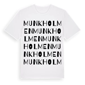 Munkholmen ordlek t-shirt – ekologisk bomull t-shirt från Pinshirt