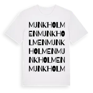 Munkholmen ordlek t-shirt – ekologisk bomull t-shirt från Pinshirt