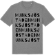 Mid Heather Gray t-shirt med Munksjöstaden ordlek t-shirt