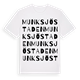 Munksjöstaden ordlek t-shirt