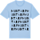Blue Soul t-shirt med Muntarp ordlek t-shirt