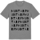 Mid Heather Gray t-shirt med Muntarp ordlek t-shirt