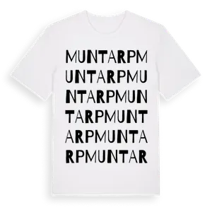 Muntarp ordlek t-shirt – ekologisk bomull t-shirt från Pinshirt