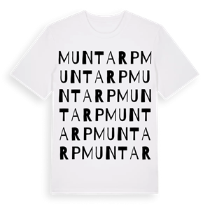 Muntarp ordlek t-shirt – ekologisk bomull t-shirt från Pinshirt