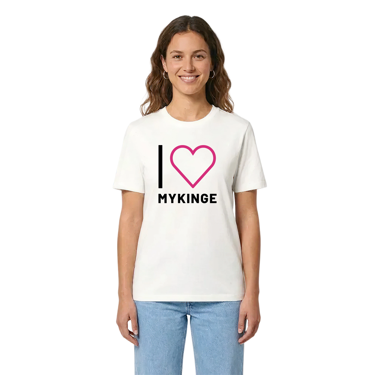 Jag älskar Mykinge t-shirt stort tryck i miljö