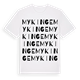 Mykinge ordlek t-shirt