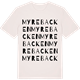 Vintage White t-shirt med Myrebacken ordlek t-shirt
