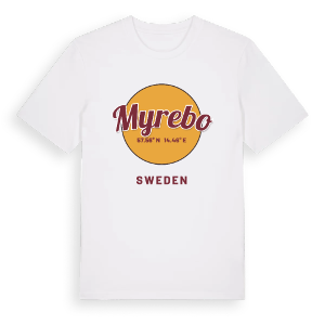 Myrebo cirkel t-shirt – ekologisk bomull t-shirt från Pinshirt