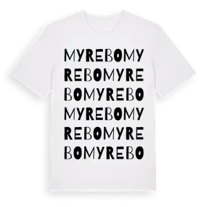 Myrebo ordlek t-shirt – ekologisk bomull t-shirt från Pinshirt