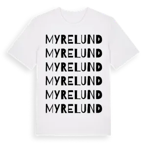 Myrelund ordlek t-shirt – ekologisk bomull t-shirt från Pinshirt
