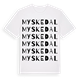 Myskedal ordlek t-shirt