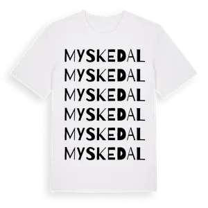 Myskedal ordlek t-shirt – ekologisk bomull t-shirt från Pinshirt