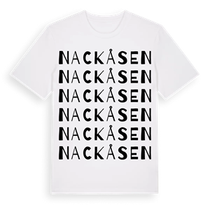 Nackåsen ordlek t-shirt – ekologisk bomull t-shirt från Pinshirt