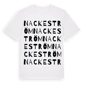 Nackeström ordlek t-shirt – ekologisk bomull t-shirt från Pinshirt