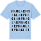 Blue Soul t-shirt med Naglarp ordlek t-shirt