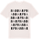 Vintage White t-shirt med Nannarp ordlek t-shirt