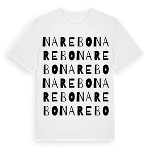 Narebo ordlek t-shirt – ekologisk bomull t-shirt från Pinshirt