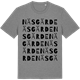 Mid Heather Gray t-shirt med Näsgärde ordlek t-shirt