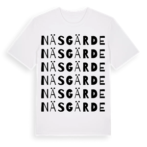 Näsgärde ordlek t-shirt – ekologisk bomull t-shirt från Pinshirt
