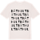 Vintage White t-shirt med Nåthult ordlek t-shirt