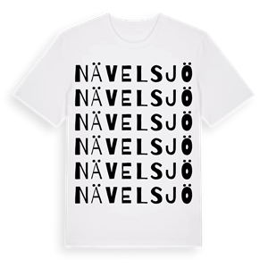 Nävelsjö ordlek t-shirt – ekologisk bomull t-shirt från Pinshirt