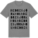 Mid Heather Gray t-shirt med Nedre Björkholm ordlek t-shirt