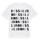 Nissalund ordlek t-shirt