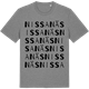 Mid Heather Gray t-shirt med Nissanäs ordlek t-shirt