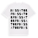 Nissatorp ordlek t-shirt