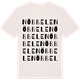 Vintage White t-shirt med Nöbbele ordlek t-shirt