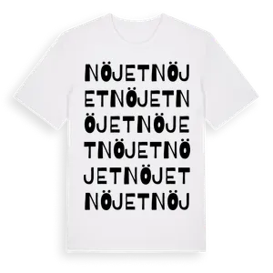 Nöjet ordlek t-shirt – ekologisk bomull t-shirt från Pinshirt