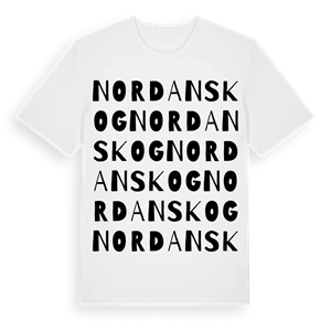 Nordanskog ordlek t-shirt – ekologisk bomull t-shirt från Pinshirt