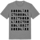 Mid Heather Gray t-shirt med Nordkärret ordlek t-shirt