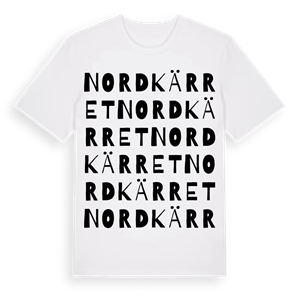 Nordkärret ordlek t-shirt – ekologisk bomull t-shirt från Pinshirt
